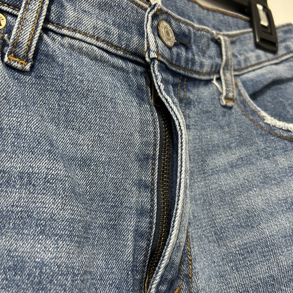 Abercrombie and Fitch Curve Love The 90s Slim Straight High Rise Jeans Sz 29/8L - Picture 5 of 12